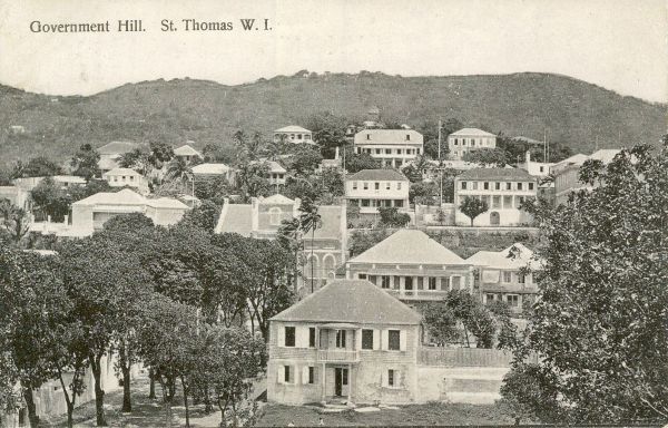 Charlotte Amalie Goverment  Hill postkort