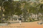 Bygninger   Cocoanut Square i Charlotte Amalie   1910.10.03. Kort fra C