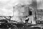 Orkanen 1928 Strawberry Hill St Croixmed Gustav p   kl  kkenbygningen efter orkanen 13 september 1928 DVS 0070