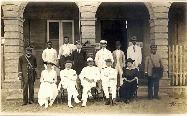 Toldpersonale Charlotte Amalie 1915