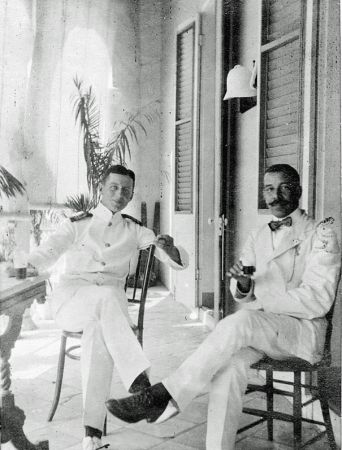 Premierl  jtnant Holgr Emil Foss og D.H. Jackson