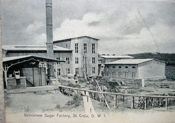 Lachmanns nye sukkerfabrik på plantagen Bethlehem.